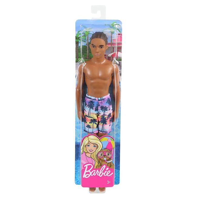 Papusa Barbie by Mattel Fashion and Beauty Ken la plaja GHW44