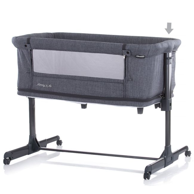 Patut Co-Sleeper si tarc Chipolino Mommy'n Me graphite