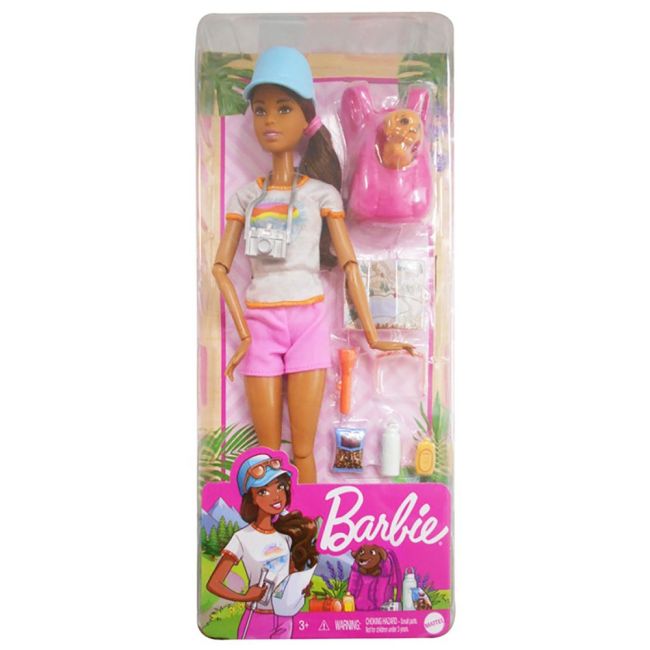 Set Barbie by Mattel Wellness and Fitness papusa cu figurina si accesorii GRN66