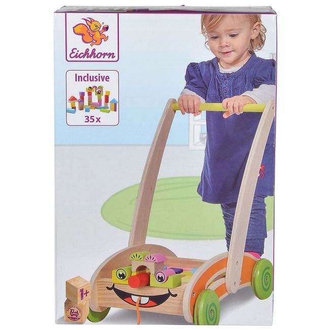 Carucior Eichhorn Activity Walker cu 35 cuburi