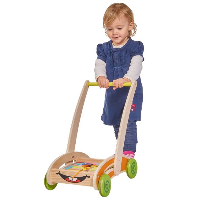 Carucior Eichhorn Activity Walker cu 35 cuburi