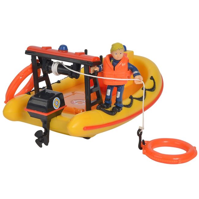 Barca Simba Fireman Sam Neptune cu figurina si accesorii