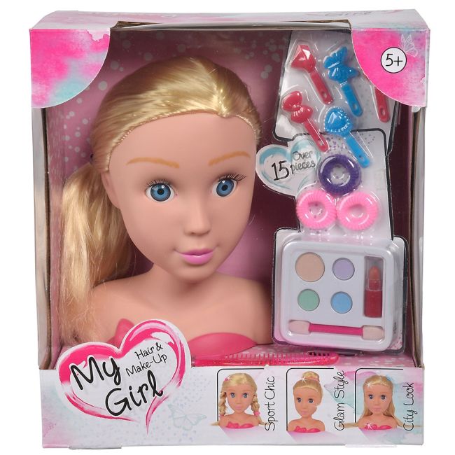 Bust papusa Simba My Girl Styling Head cu accesorii