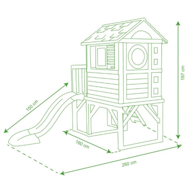 Casuta pentru copii Smoby pe piloni
