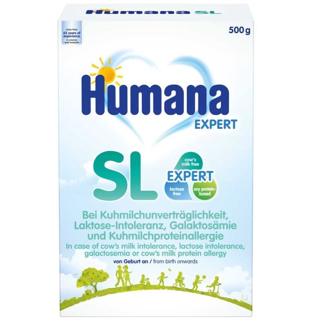 Lapte praf Humana SL Expert de la nastere 500 g