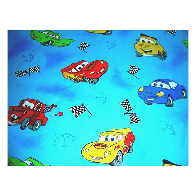 Lenjerie patut Hubners Cars 4 piese albastru