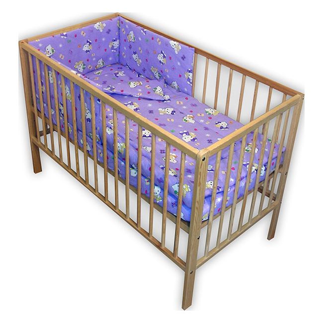 Lenjerie patut Hubners Kitty 4 piese mov