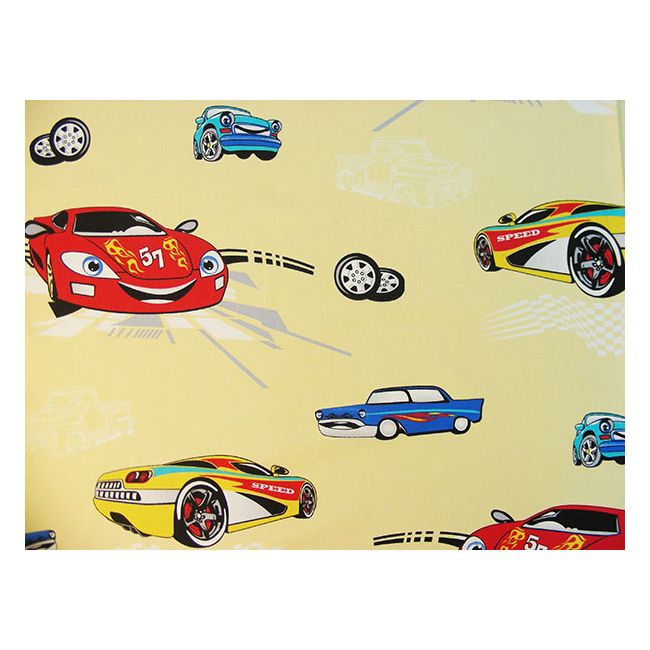 Lenjerie patut Hubners Masinute 5 piese crem