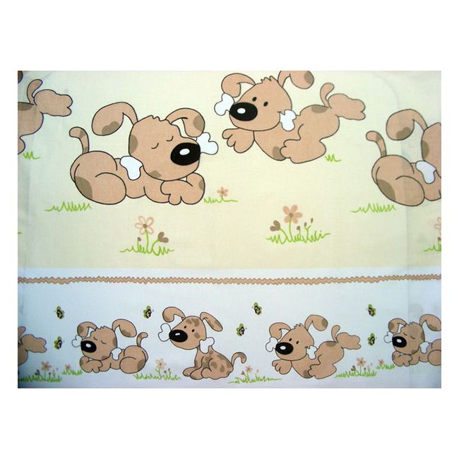 Lenjerie patut Hubners Catelus 4 piese maro