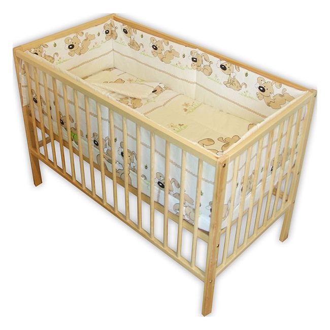 Lenjerie patut Hubners Catelus 5 piese maro