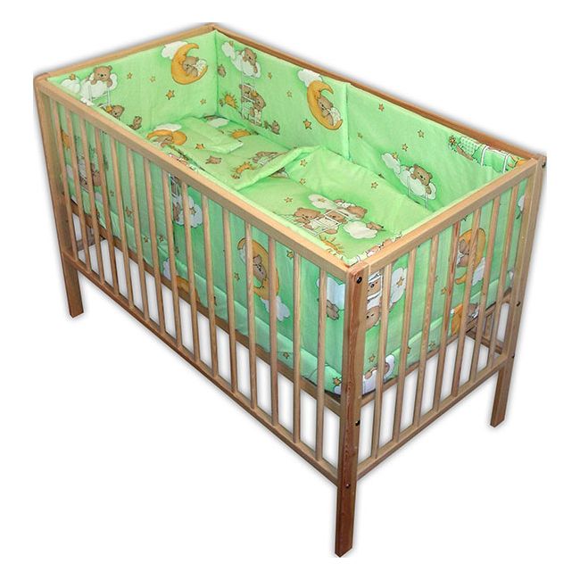 Lenjerie patut Hubners Ursulet Somn Usor 5 piese verde