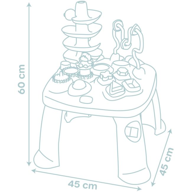 Masa educativa Smoby Little Activity Table verde