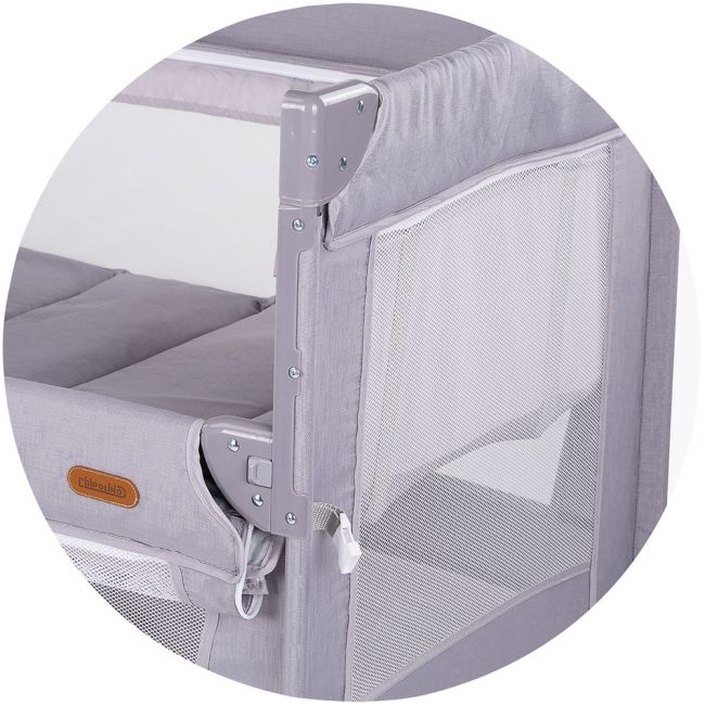 Patut pliabil Chipolino Glory cu laterala culisanta cloud