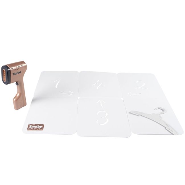 Set Smoby Tefal Steam&Fold aparat de calcat cu 3 accesorii