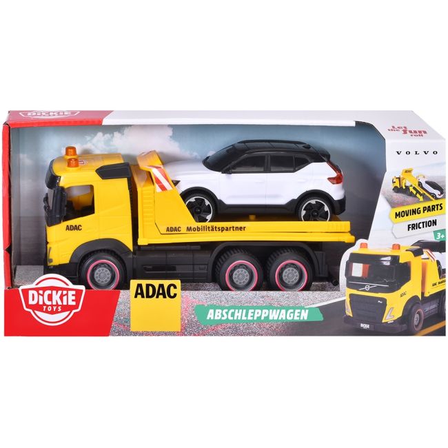 Masina de tractare Dickie Toys ADAC Tow Truck 22 cm galben