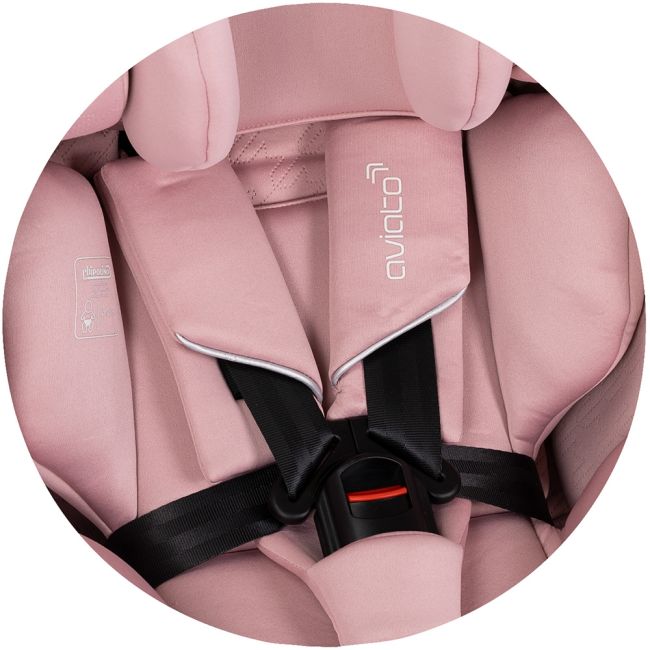 Scaun auto Chipolino Aviato I-Size 40-150 cm pink marshmallow