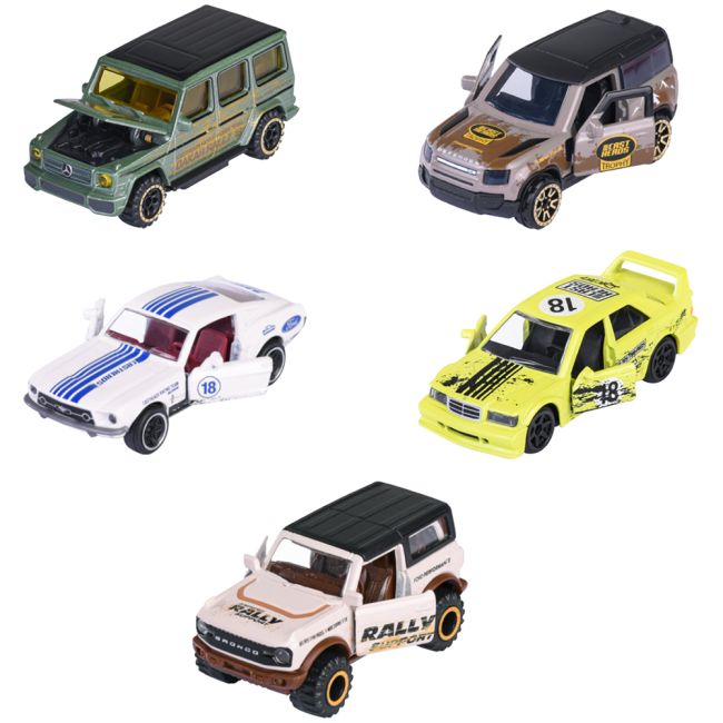 Set Majorette CastHeads cu 5 masinute