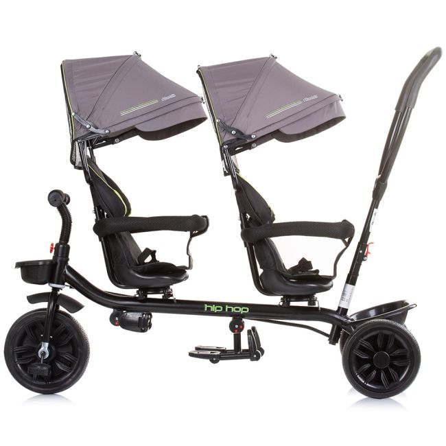 Tricicleta gemeni Chipolino Hip Hop graphite
