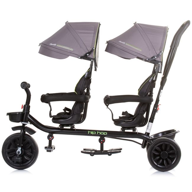 Tricicleta gemeni Chipolino Hip Hop graphite
