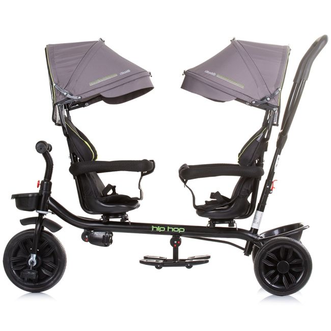Tricicleta gemeni Chipolino Hip Hop graphite