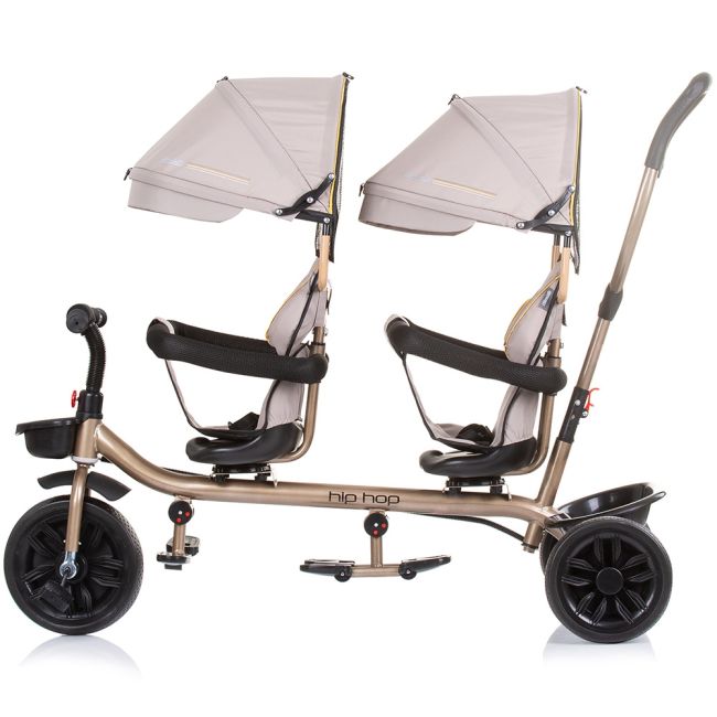 Tricicleta gemeni Chipolino Hip Hop sand