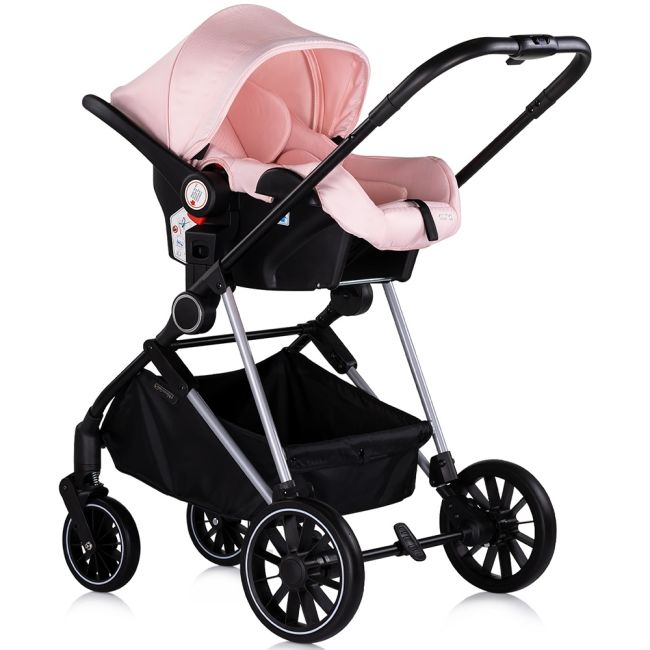 Carucior Chipolino Aura 3 in 1 pink marshmallow