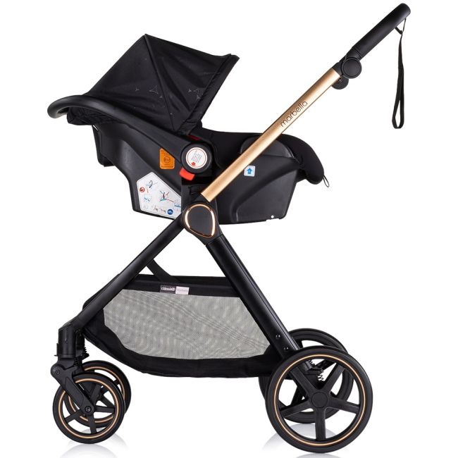 Carucior Chipolino Marbella 3 in 1 blackberry