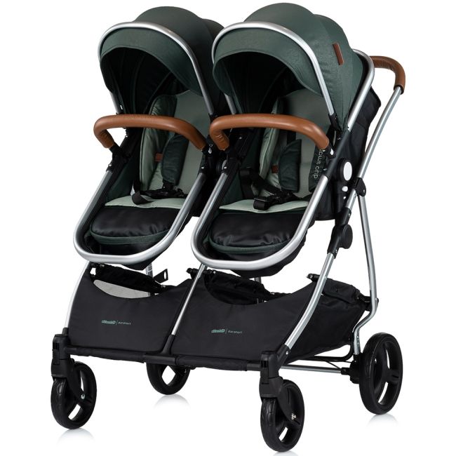 Carucior gemeni Chipolino Duo Smart 3 in 1 basil