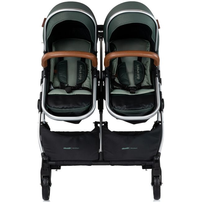Carucior gemeni Chipolino Duo Smart 3 in 1 basil