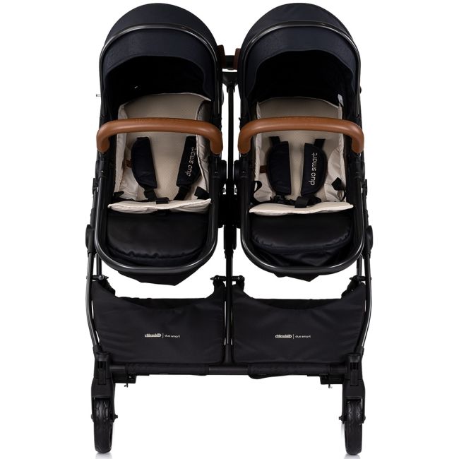 Carucior gemeni Chipolino Duo Smart 3 in 1 blackberry