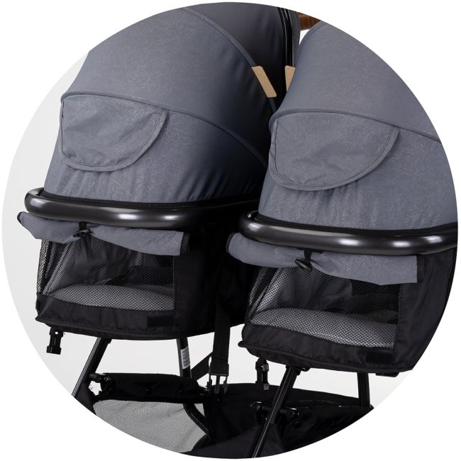 Carucior gemeni Chipolino Duo Smart 3 in 1 cloud