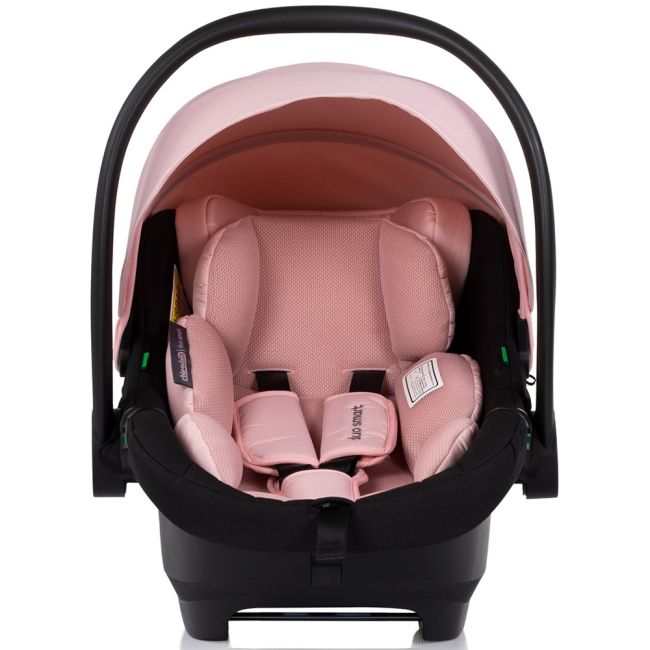 Carucior gemeni Chipolino Duo Smart 3 in 1 pink marshmallow