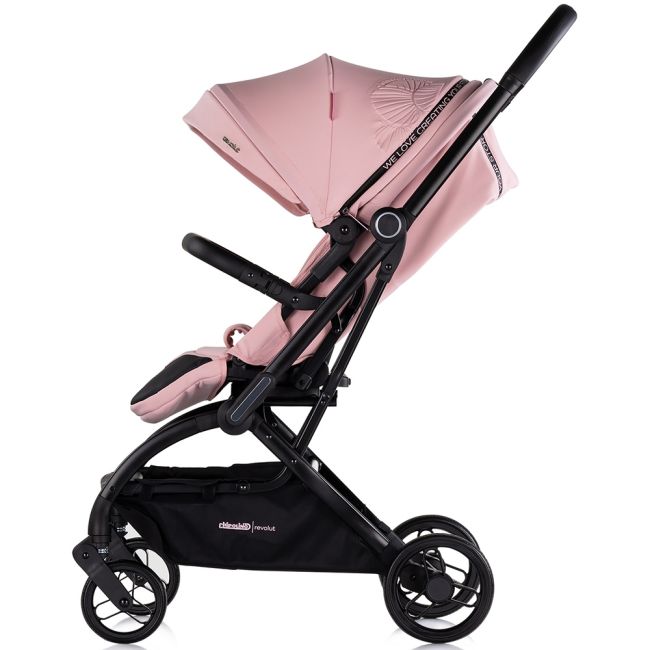 Carucior sport Chipolino Revolut cu sezut rotativ pink marshmallow