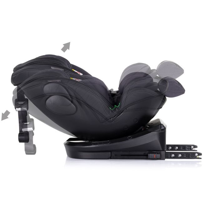 Scaun auto Chipolino Hypnotic I-Size 40-150 cm cu sistem Isofix si sezut rotativ anthracite