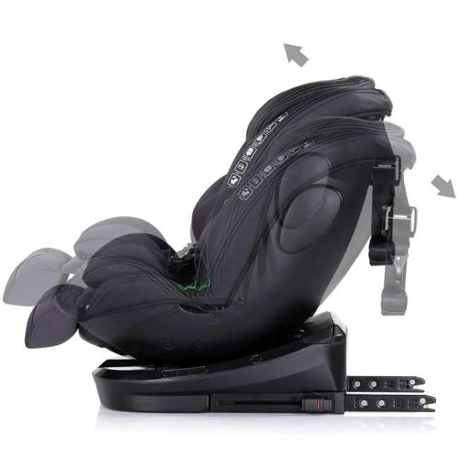 Scaun auto Chipolino Hypnotic I-Size 40-150 cm cu sistem Isofix si sezut rotativ anthracite