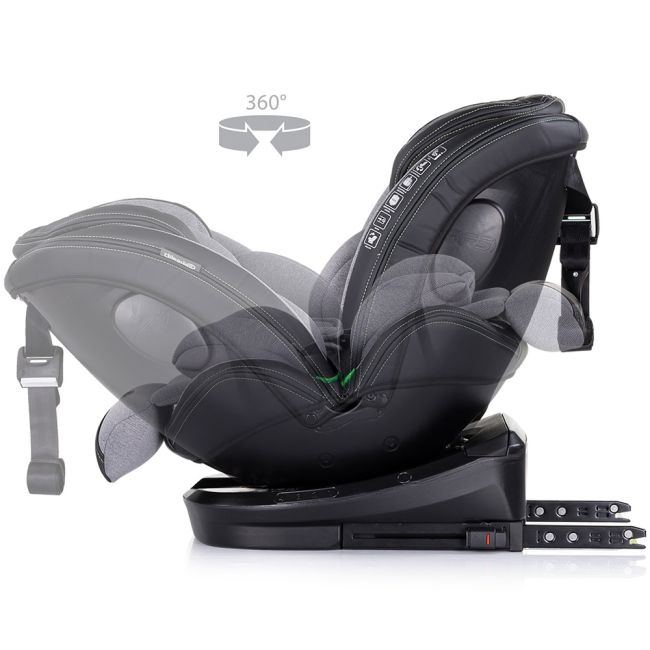 Scaun auto Chipolino Hypnotic I-Size 40-150 cm cu sistem Isofix si sezut rotativ cloud