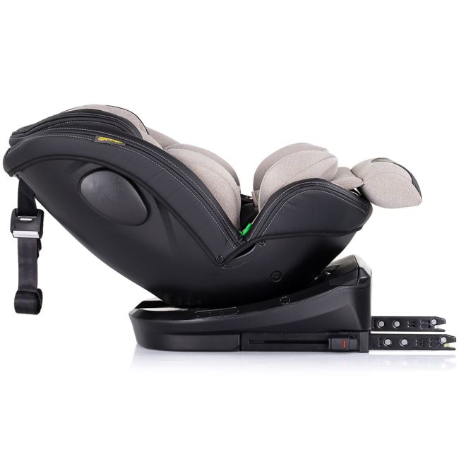 Scaun auto Chipolino Hypnotic I-Size 40-150 cm cu sistem Isofix si sezut rotativ tiramisu