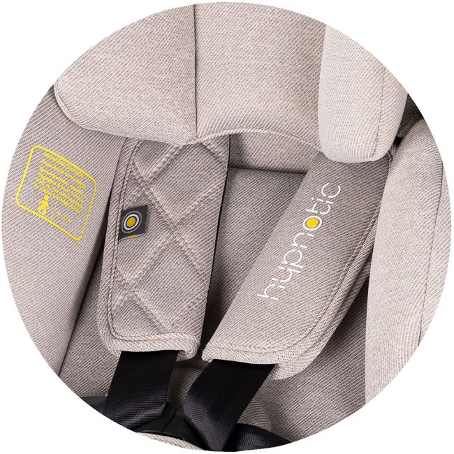 Scaun auto Chipolino Hypnotic I-Size 40-150 cm cu sistem Isofix si sezut rotativ tiramisu