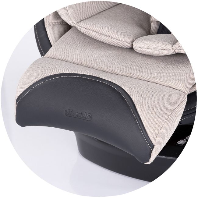 Scaun auto Chipolino Hypnotic I-Size 40-150 cm cu sistem Isofix si sezut rotativ tiramisu