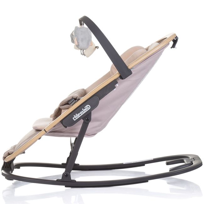 Scaunel balansoar Chipolino Senso biscotta wood