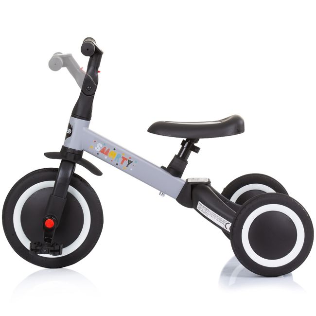 Tricicleta si bicicleta Chipolino Smarty 2 in 1 grey