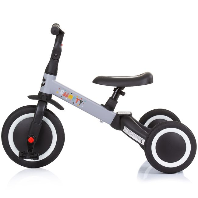 Tricicleta si bicicleta Chipolino Smarty 2 in 1 grey