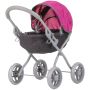 Carucior pentru papusi Chipolino Daisy grey pink linen
