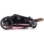 Carucior sport Chipolino Ultera cu husa picioare pink marshmallow