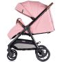 Carucior sport Chipolino Ultera cu husa picioare pink marshmallow
