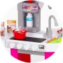 Set jucarie Chipolino Kitchen 72,5 cm cu sistem de curgere apa, lumini, sunete si 53 accesorii
