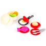 Set jucarie Chipolino Kitchen 87 cm cu sistem de curgere apa, lumini, sunete si 63 accesorii