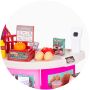 Set jucarie Chipolino Supermarket 78 cm cu lumini, sunete si 76 accesorii