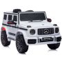 Masinuta electrica Chipolino SUV Mercedes G63 AMG cu scaun din piele si roti EVA white