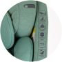 Scaun auto Chipolino Tourino I-Size 40-150 cm pastel green cu sistem Isofix